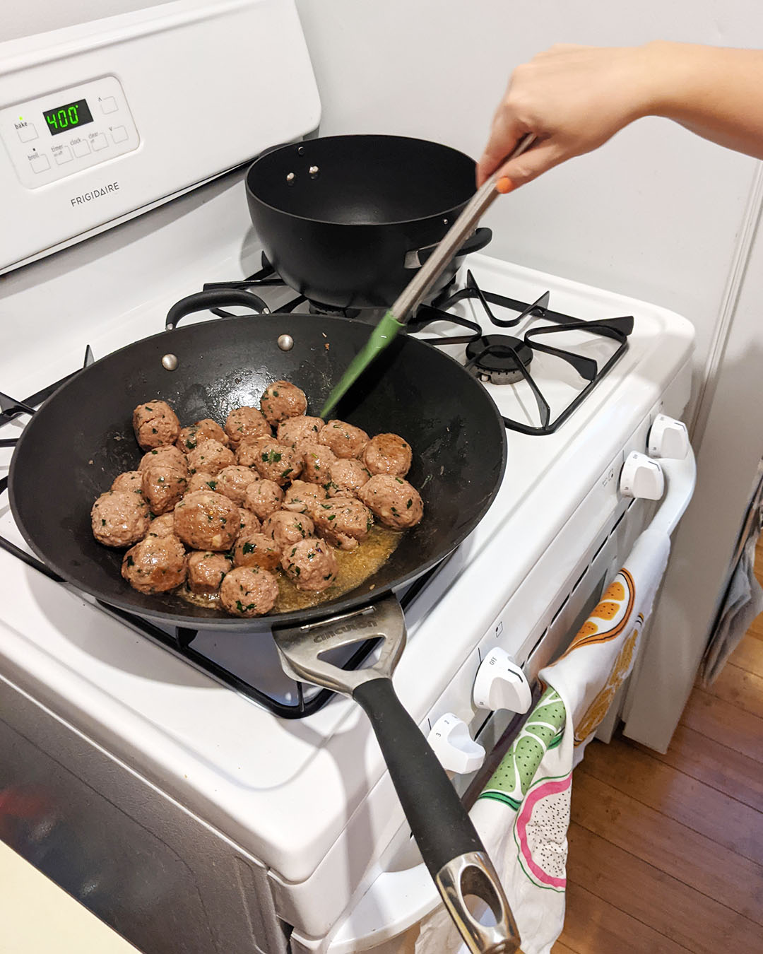 Seasoned Beyond Meat Meatballs in Truff Arrabbiata Sauce